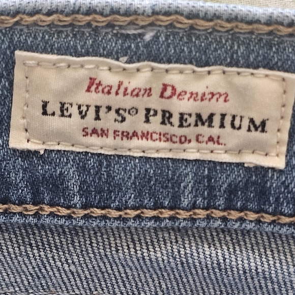 LEVI'S PREMIUM MILE HIGH SUPER SKINNY JEANS - Picture 9 of 10